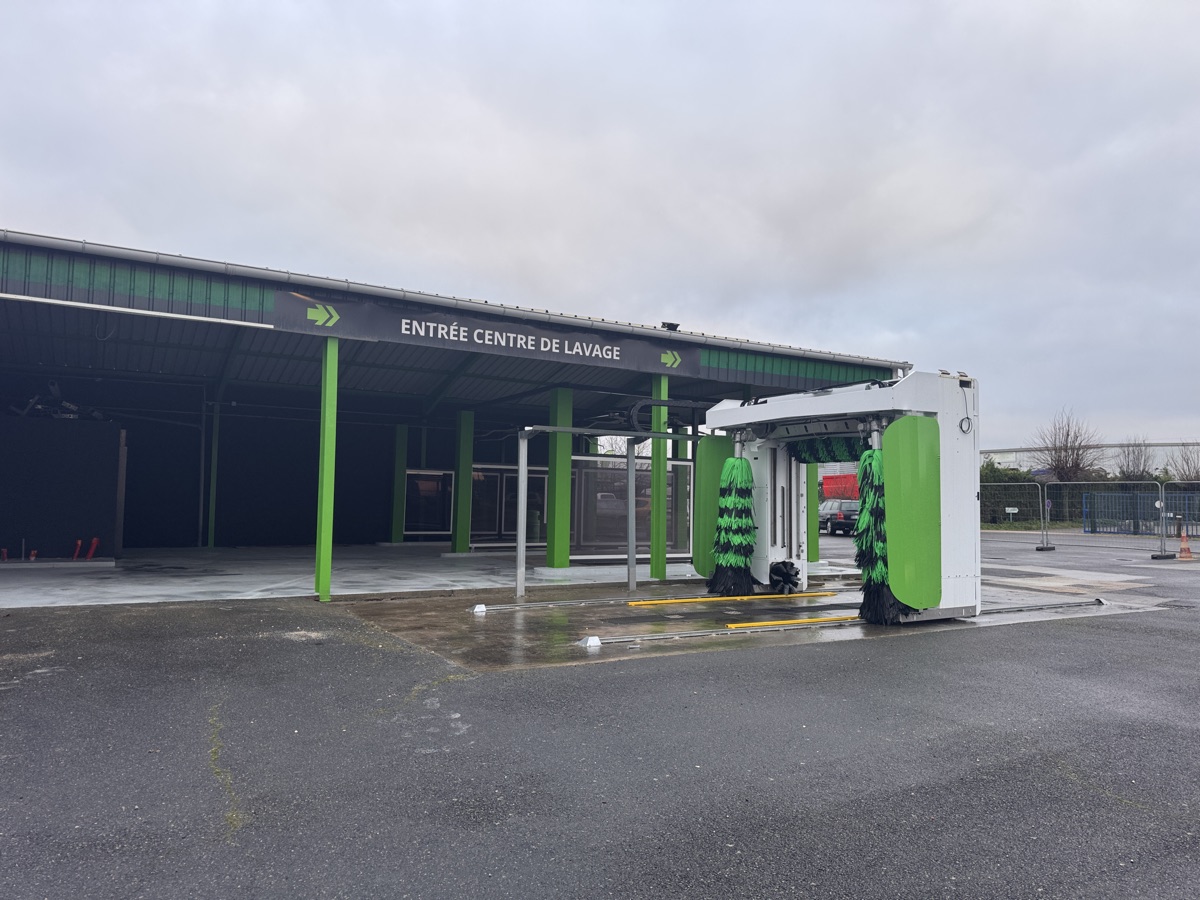 Site étudié pour l'implantation d'une station de lavage
