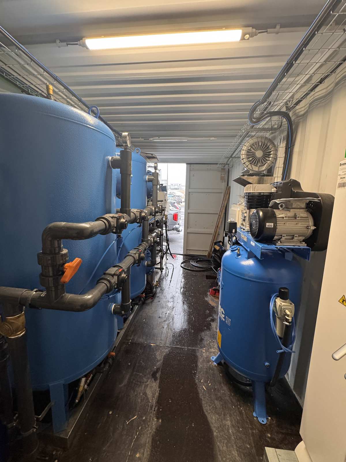 Cuves de recyclage et filtration des eaux usées