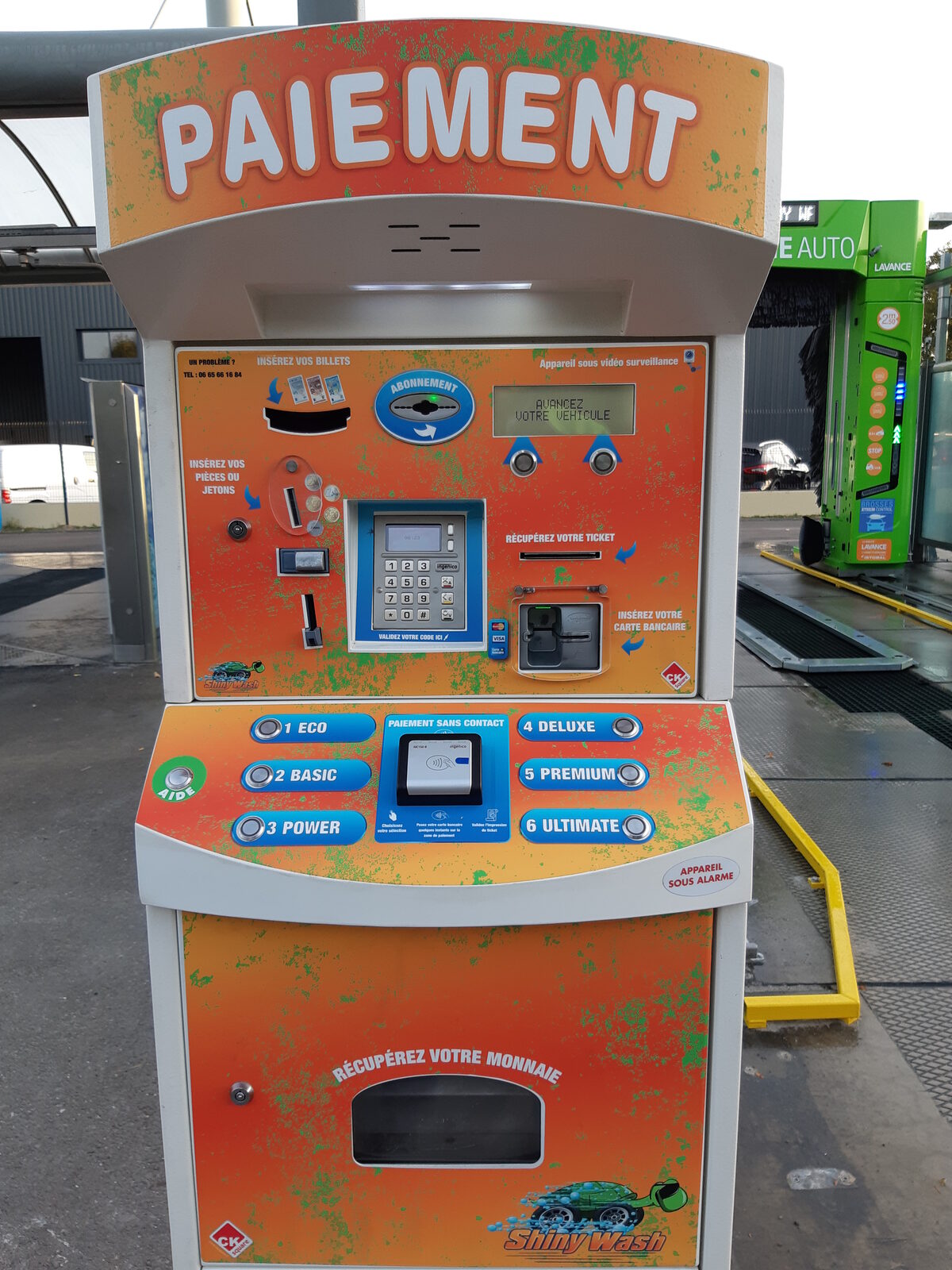 Pistes haute pression couvertes - Station Shiny Wash Expertise Lavage Auto